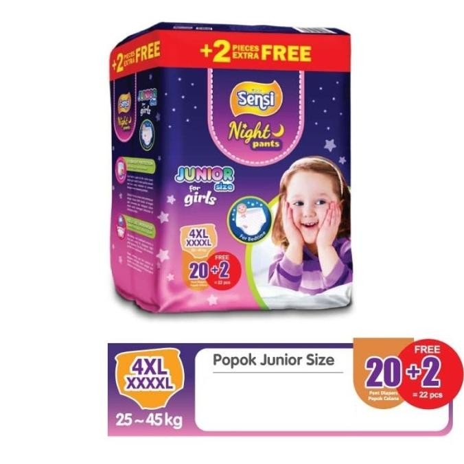 Sensi Junior Night Pants Girl 4XL20