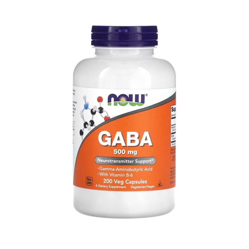 

Now Gaba 500 Mg 100 Veg Caps / 200 Veg Caps