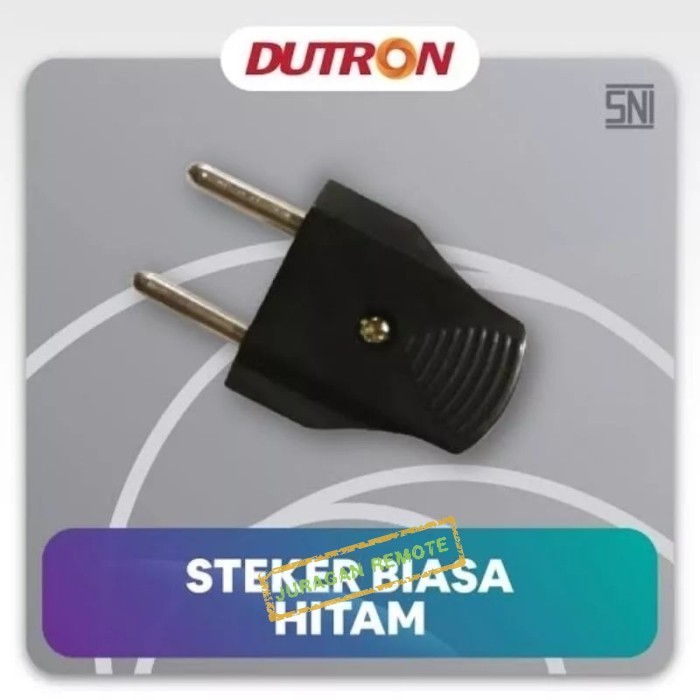 Steker Gepeng Hitam Steker Listrik Colokan Listrik