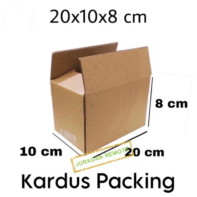 

BOK KARDUS PACKING 20x10x8 cm BOX KARTON 20 x 10 x 8 cm CORUGATED B-FLUTE BOX PACKING ONLINE