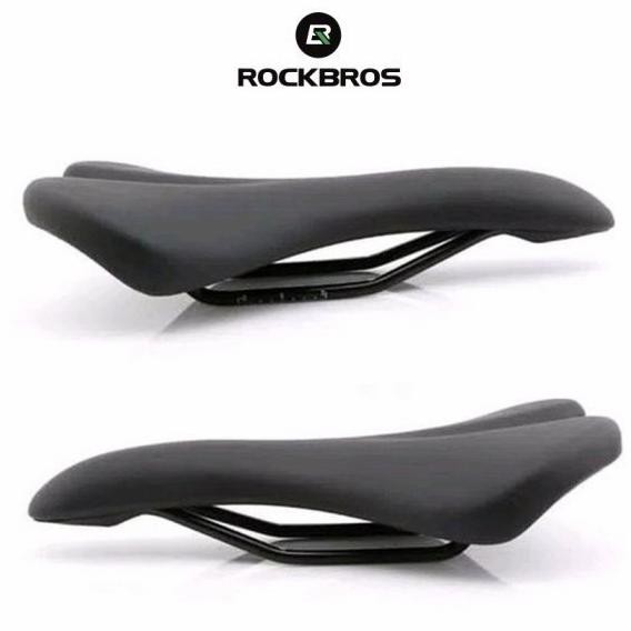 TERMURAH - SADEL SEPEDA ROCKBROS 1020C MTB ROADBIKE LIPAT SELI HITAM COKLAT