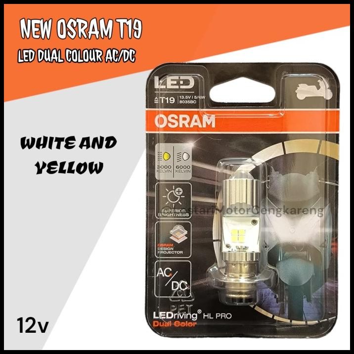 LAMPU MOTOR OSRAM LED PRO 2 WARNA LASER VARIO 125 OLD / SUPRA 125 OLD