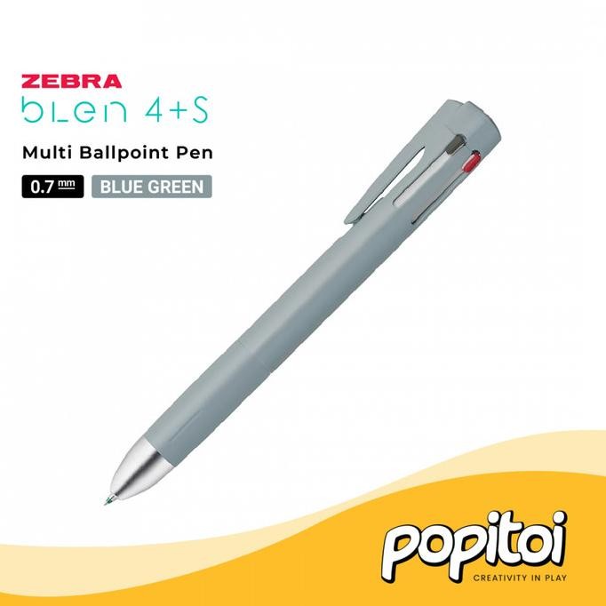 

NEW Zebra Blen 4S Multi Ballpoint Pen 0.5 0.7 mm 4&S 4&1 4+1 Pulpen Tinta Warna Warni Function Mechanical Pencil Pensil Mekanik