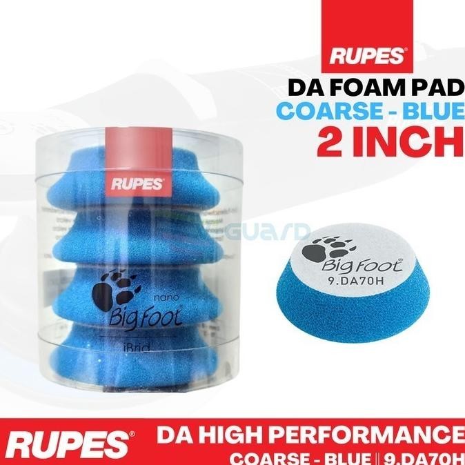 

TERSEDIA RUPES DA FOAM PAD 2" INCH DA70H, BUSA POLES NANO IBRID POLISHER 2INCH