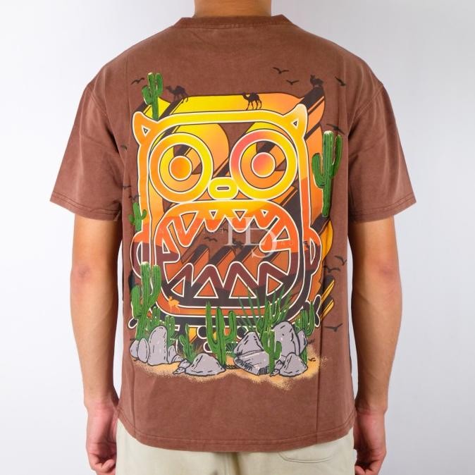 

TERSEDIA CALMMIND FOAM CACTUS MONSTER TEE BROWN