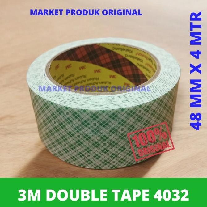 

TERSEDIA 3M DOUBLE TAPE FOAM 4032 SIZE 48 MM X 4 MTR / DOUBLE TAPE BUSA