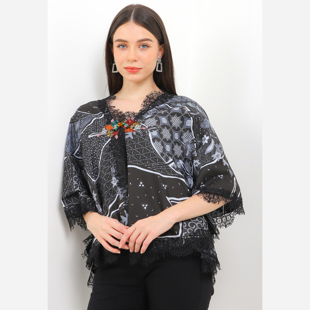 LUIRE by Raden Sirait Kebaya Reling Batik Wanita