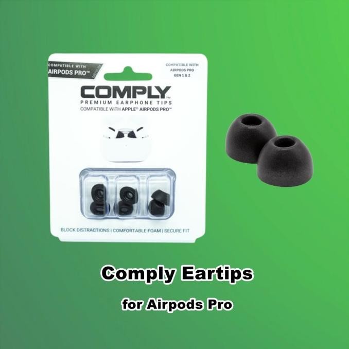 

TERSEDIA COMPLY FOAM TIPS EARTIPS KARET SILICON FOR AIRPODS PRO