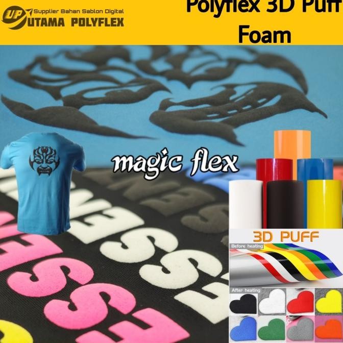 

TERSEDIA POLYFLEX 3D FOAM PUFF TIMBUL PREMIUM QUALITY / MAGIC FLEX BEST SELLER