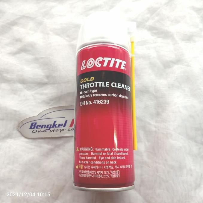 

TERSEDIA LOCTITE THROTTLE CLEANER FOAM 250ML