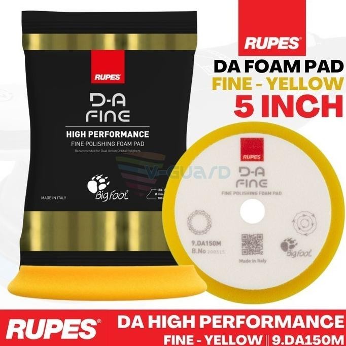 

TERSEDIA RUPES DA FOAM PAD 5" INCH DA150M, BUSA MESIN POLES DUAL ACTION 5INCH