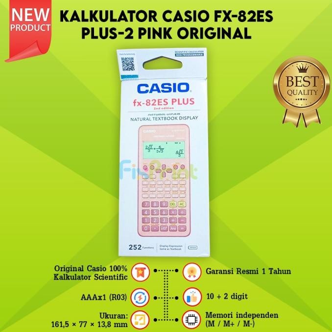 

TERBARU - Kalkulator Casio fx 82ES PLUS-2 Calculator Scientific New Original