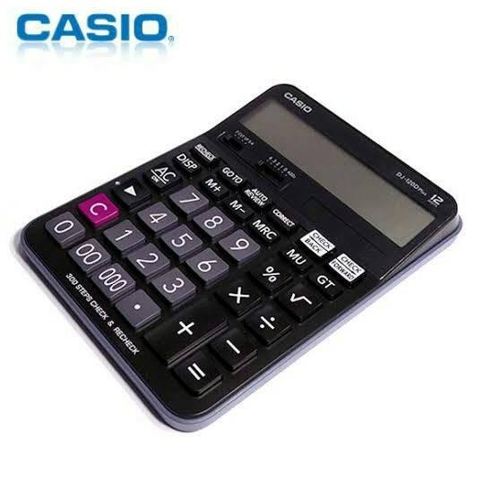 

TERBARU - CASIO DJ-120D PLUS - KALKULATOR CEK ULANG - CHECK CORRECT CALCULATOR