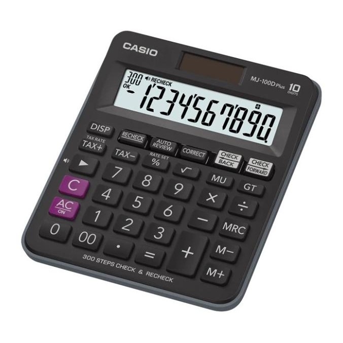 

NEW Kalkulator Meja CASIO MJ-100D Plus Desktop Check & Correct Calculator