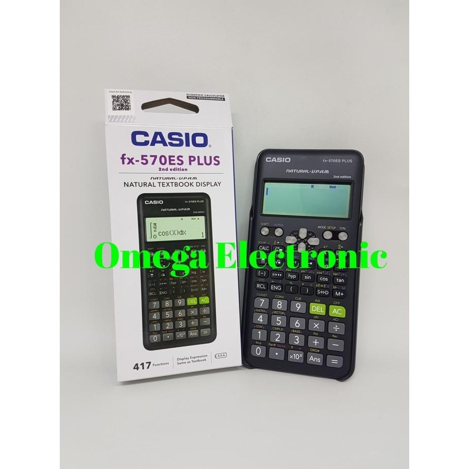 

TERBARU - Casio FX 570 ES PLUS - Scientific Kalkulator FX-570ES Plus Calculator