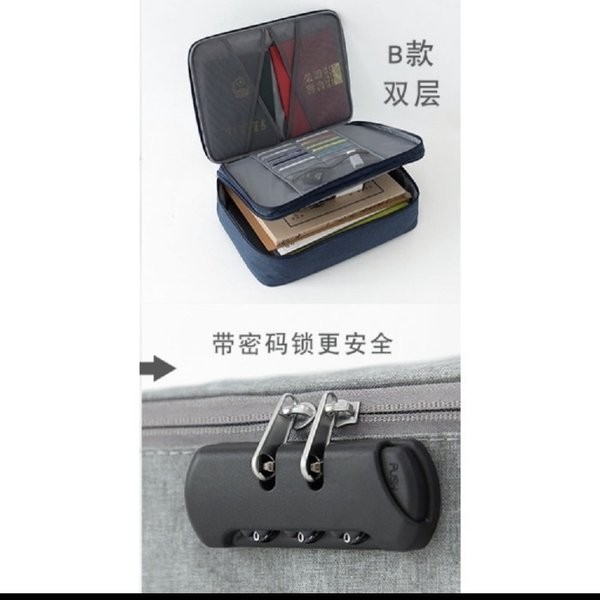 

Terlaris Tas Travel Organizer Storage Box Multifungsi Handbag Passport Document New