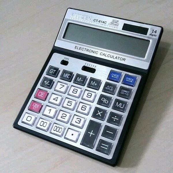 

Terlaris Kalkulator Citizen Ct 614 C Tombol Besar 14 Digit New