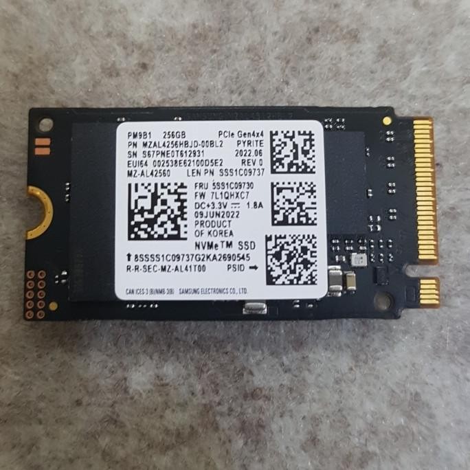 NEW ssd 256 gb m.2 nvme 2242