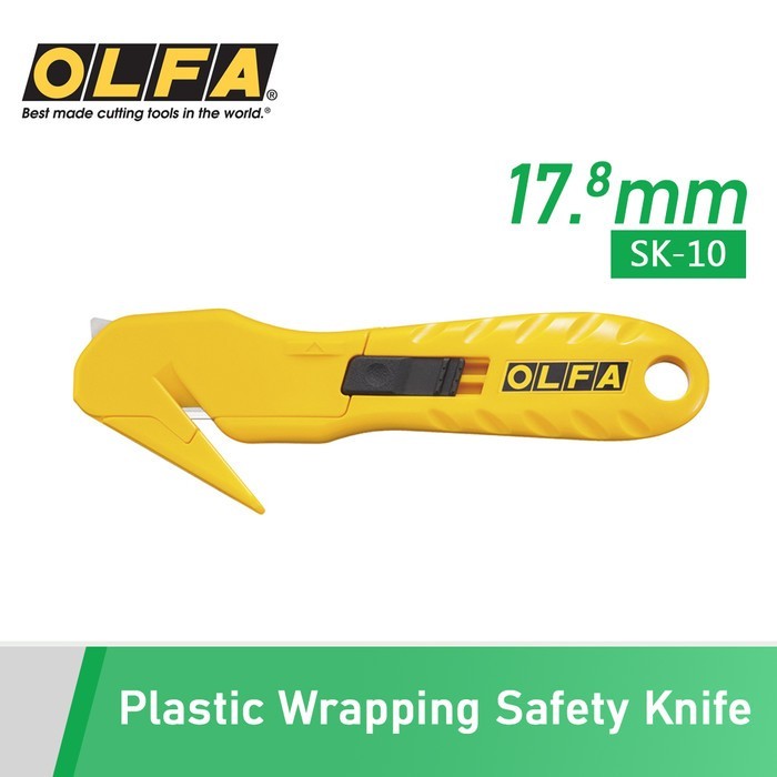 

Pisau Potong tali plastik wrapping Cutter Safety Knife Olfa SK-10 HEMAT Kode 250