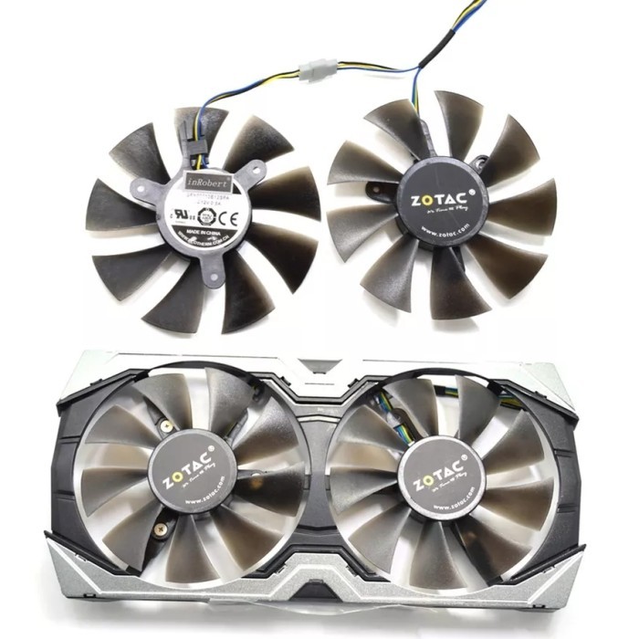 Fan Vga ZOTAC amp 85mm 4pin dudukan Y GTX 1060 3gb 6gb 1070ti mini