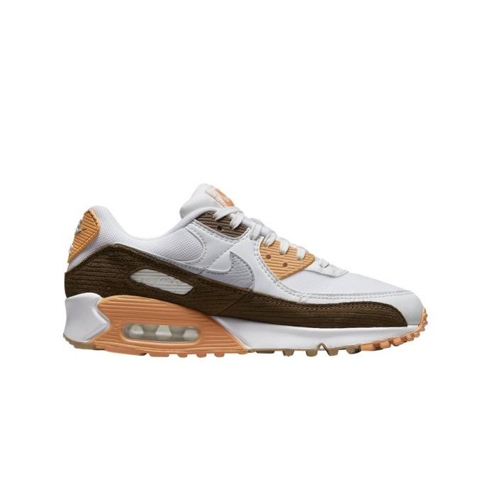 Jual Sepatu Wanita Nike Air Max 90 Brown Courduroy Summit White - Dz5379100