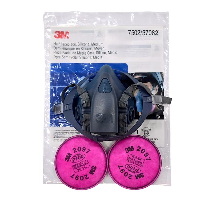 3M 7502 + 2097-P100 Particulate Filter