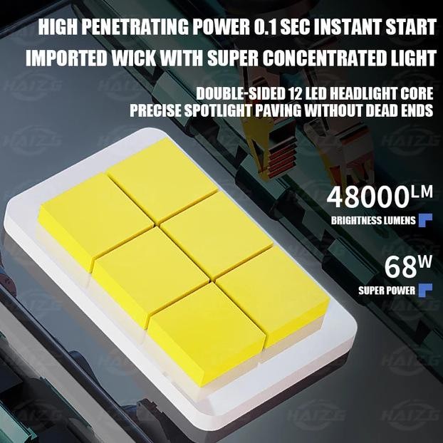 Lampu Led Headlamp Foglamp Mobil H4 H11 H8 H9 Hb3 H1 Hb4 H7 High Power