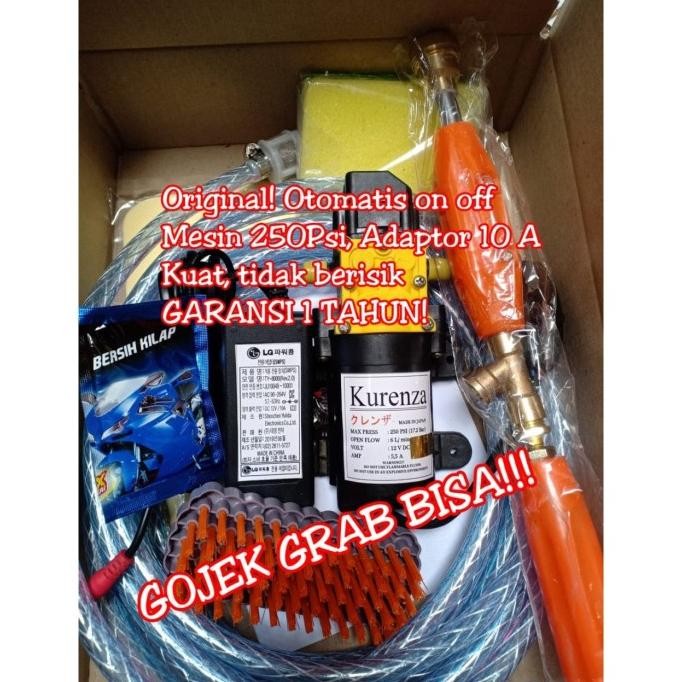 Mesin Power Sprayer Portable Alat Cuci Motor Mobil Steam