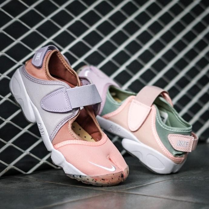 Jual Sepatu Sandal Nike Air Rift Ninja Original Pink Crimson Multicolour