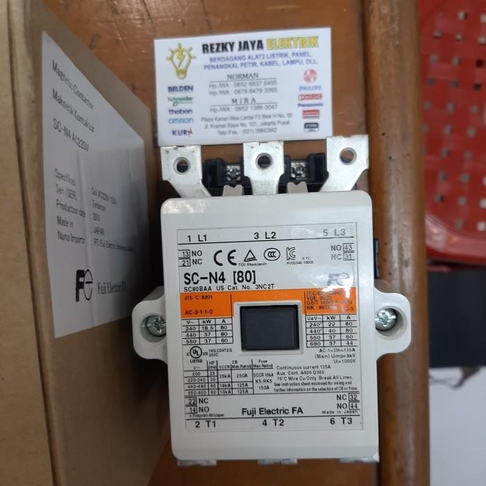 FUJI SCN4 KONTAKTOR 220V Import Premium