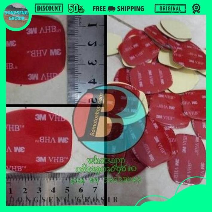 

3M VHB ORIGINAL DOUBLETAPE HEAVY DUTY FOR MOUNTING ACTION CAM DONSENG GROSIR PRODUK TERBAIK !!