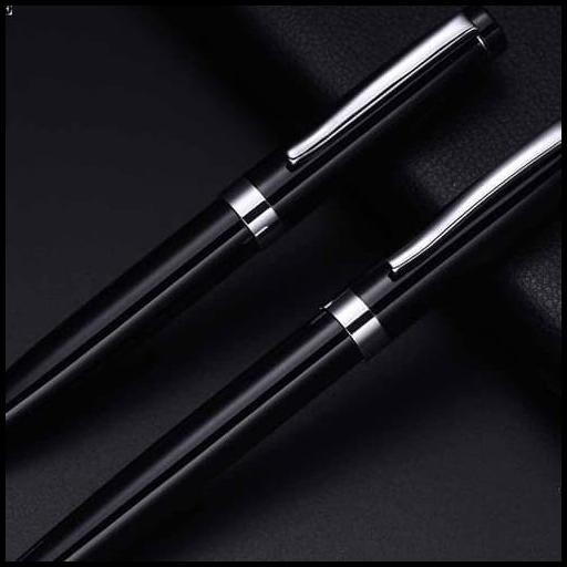 

[Hitam] Pulpen Office 1 Garis / Ballpoint Besi Bolpen Pena Pen Bp016