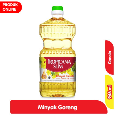 

Tropicana Slim Minyak Goreng Canola Botol 946 ml