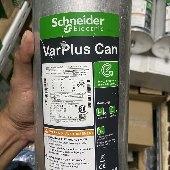 BISA GOSEND CAPACITOR SCHNEIDER BLRCH167A200B40