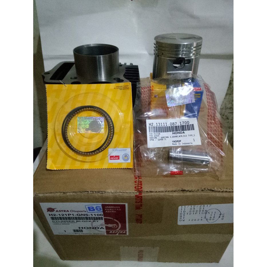 Blok Block Seher Dan Piston Kit Grand Supra Aspira