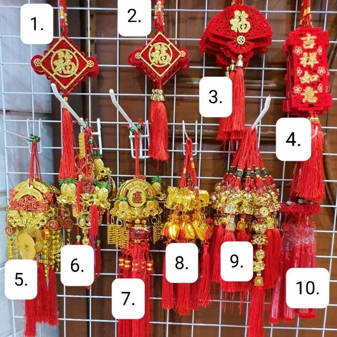 

Sale! Aksesoris dekor hiasan imlek gantungan pohon sakura chinese new year 3