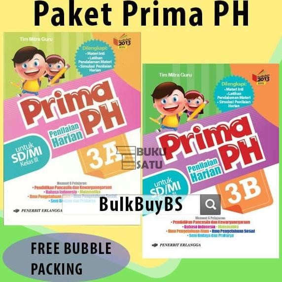 

Paket Prima PH Kelas 3 SD Erlangga 3A 3B Kurikulum 2013 BulkBuyBS