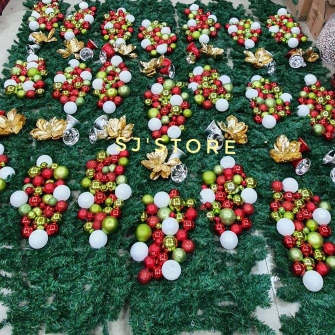 

Sale! Dekorasi garland natal christmas pintu tangga