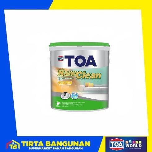 TOA NANO CLEAN SILK TOUCH INTERIOR CAT TEMBOK TINTING HARGA BY REQUEST