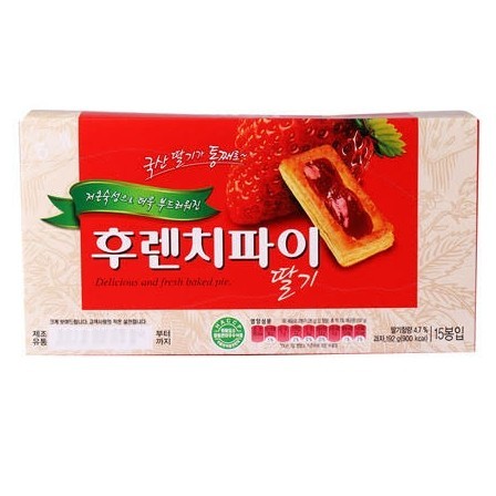 

15 Pc Crown Haitai French Trawberry Pie Ue Pie Troberi Orea