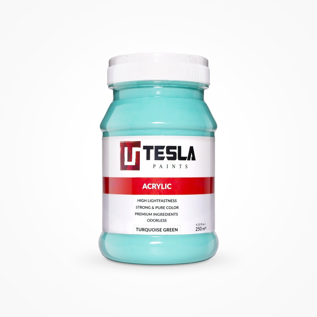 

TESLA PAINTS - 250ML - TURQUOISE GREEN