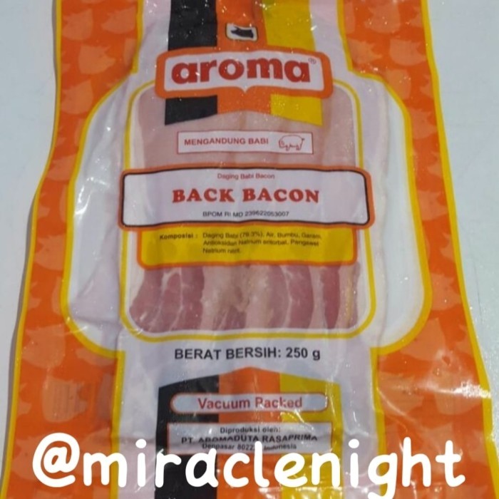 Back Bacon Aroma 250Gram Frozen