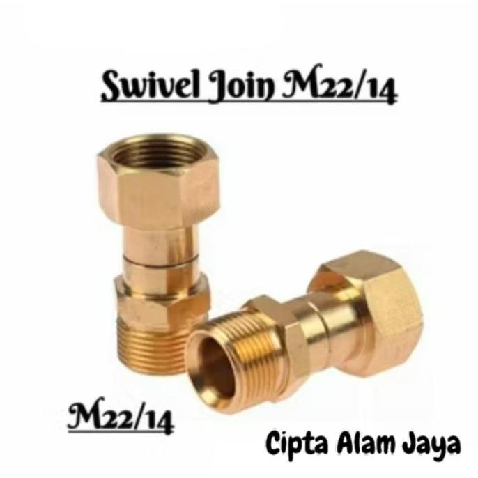 

SWIVEL JOIN HIGH PRESSURE WASHER ANTI LILIT HIGH PRESSURE WASHER M22 X M14 SIAP KIRIM