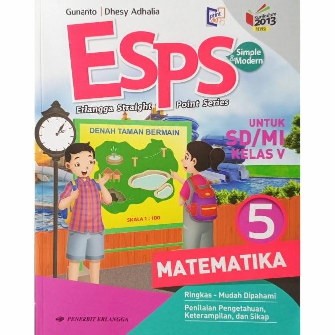

Buku ESPS Matematika Kelas 5 Penerbit Erlangga