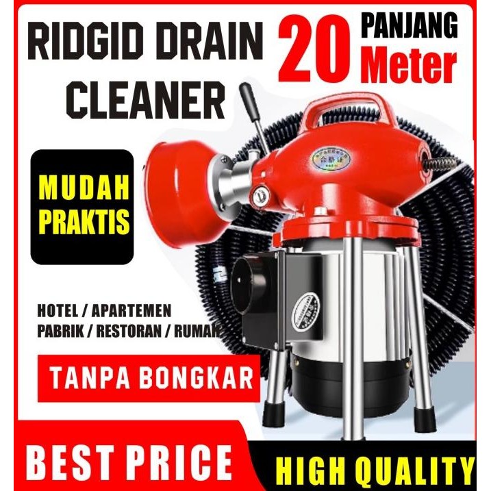

ELECTRIC DRAIN CLEANER MACHINE MESIN PEMBERSIH PIPA AIR MAMPET SIAP KIRIM