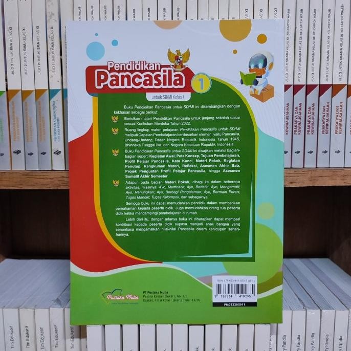 

Buku Pendidikan Pancasila Kelas 1 SD Kurikulum Merdeka Pustaka Mulia