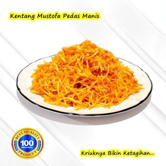 

NEW PRODUK KENTANG MUSTOFA,KERIPIK GORENG KERING PEDAS MANIS,SNACK CEMILAN RINGAN !!!!!