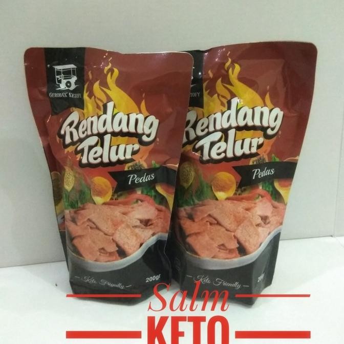 

READY STOCK KRIPIK RENDANG TELUR RASA PEDAS 200G !!!!!