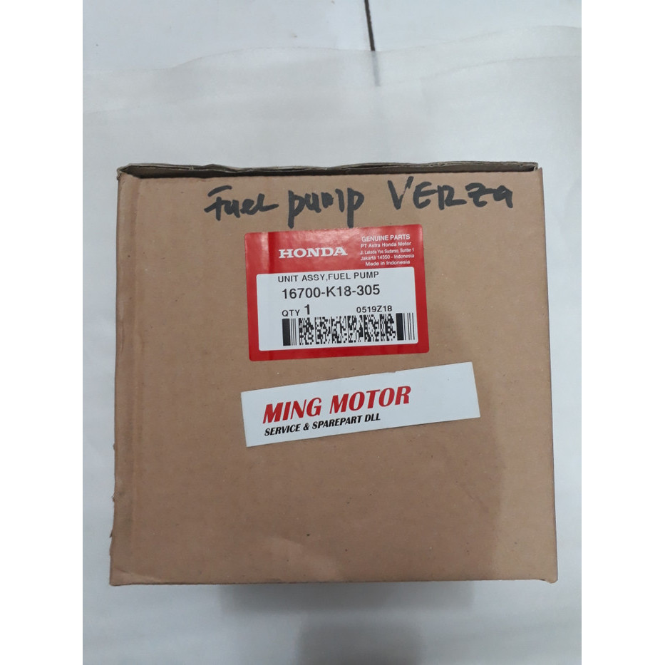 Fuel Pump Verza K18 Asli Ahm