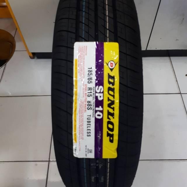 Ban Dunlop Sp10 Ring15 Ukuran 185/65/R15 Oem Avanza S, Veloz, Dll